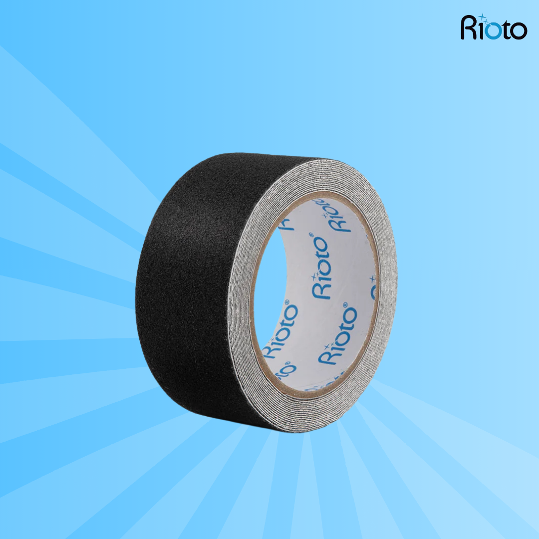 CINTA RIOTO ANTIDESLIZANTE NEGRA 48MM X 5MT - 15MT