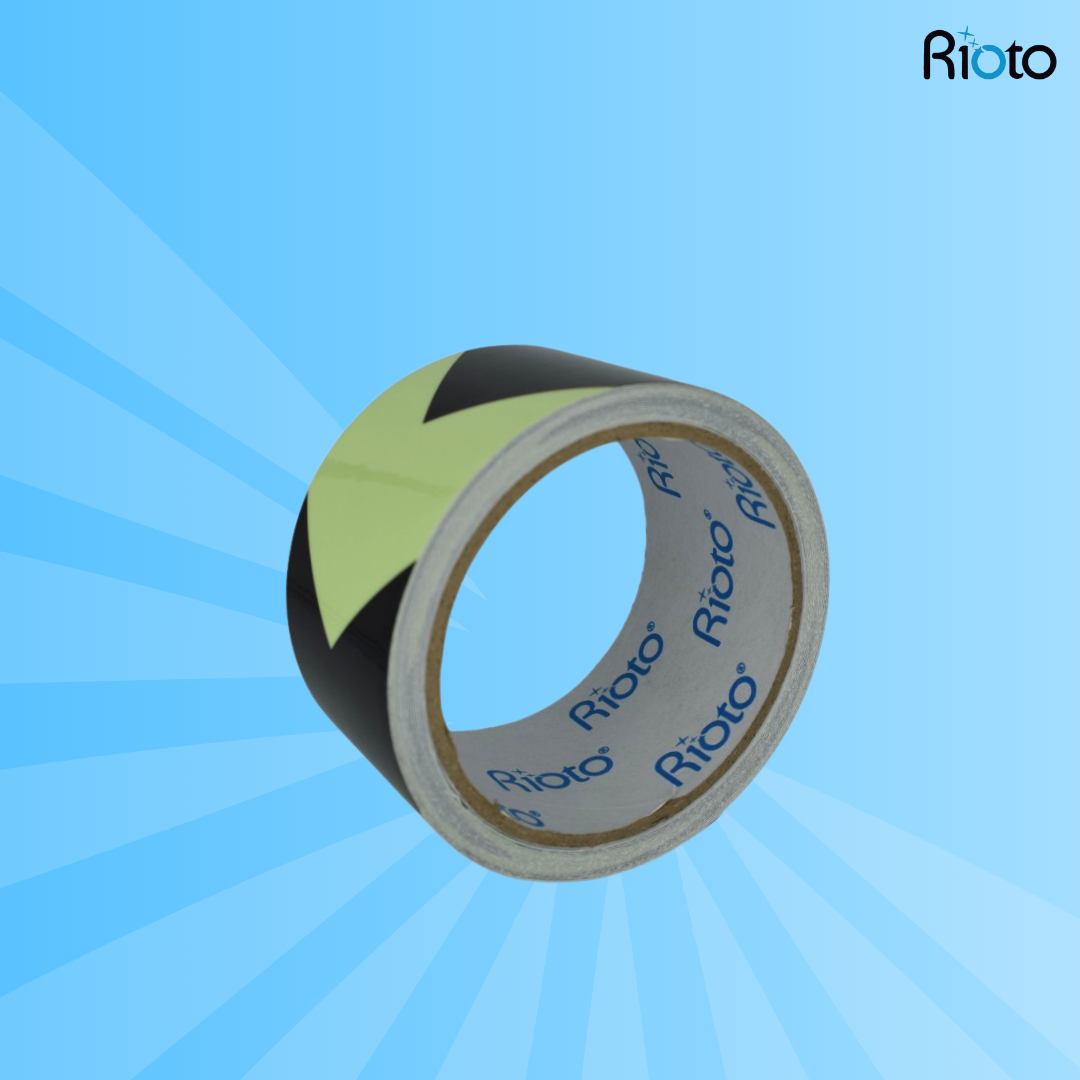 CINTA RIOTO SEÑALIZACION LUMINOSA CON DIRECCION 48 MM X 5MT