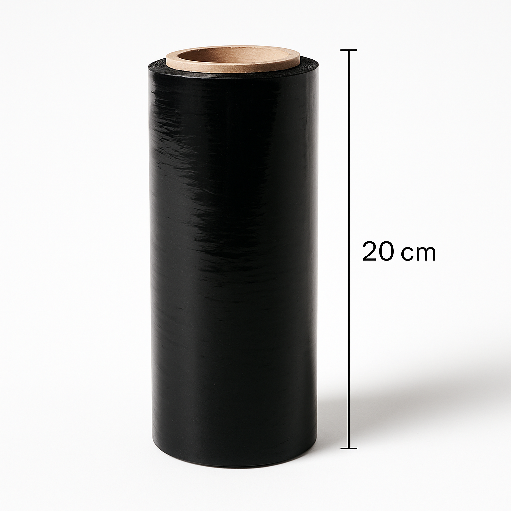 PAPEL STRETCH NEGRO 20CM