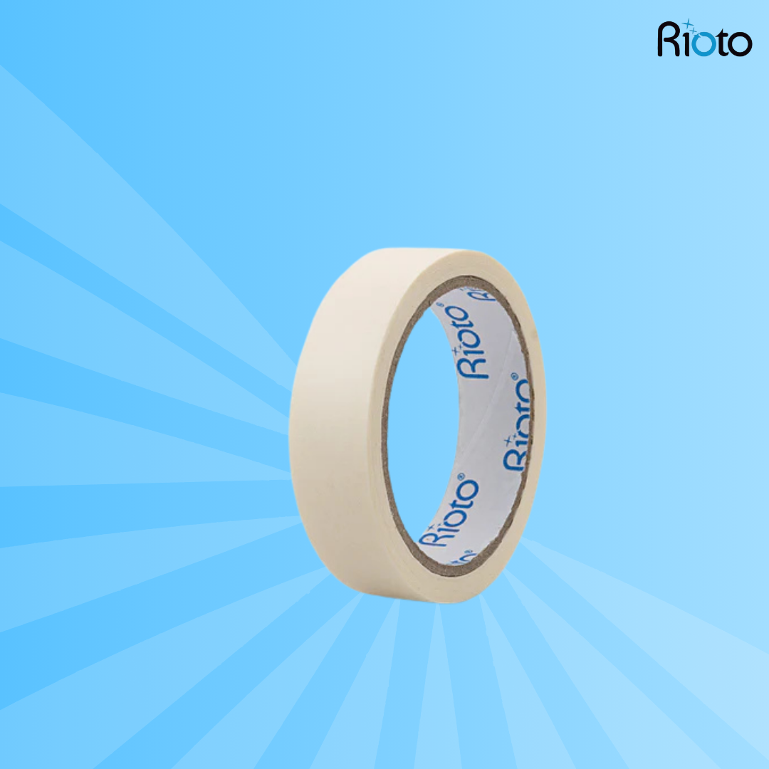 CINTA RIOTO ENMASCARAR 6MM a 48MM X 20MT