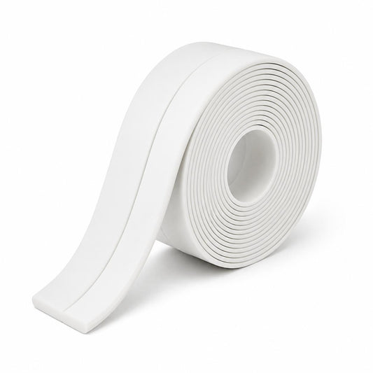 CINTA SELLADO COCINA Y BAÑO BLANCO 36MM X3.2MT RIOTO