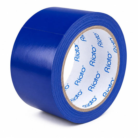 CINTA RIOTO PVC AZUL 72MM X 30MT