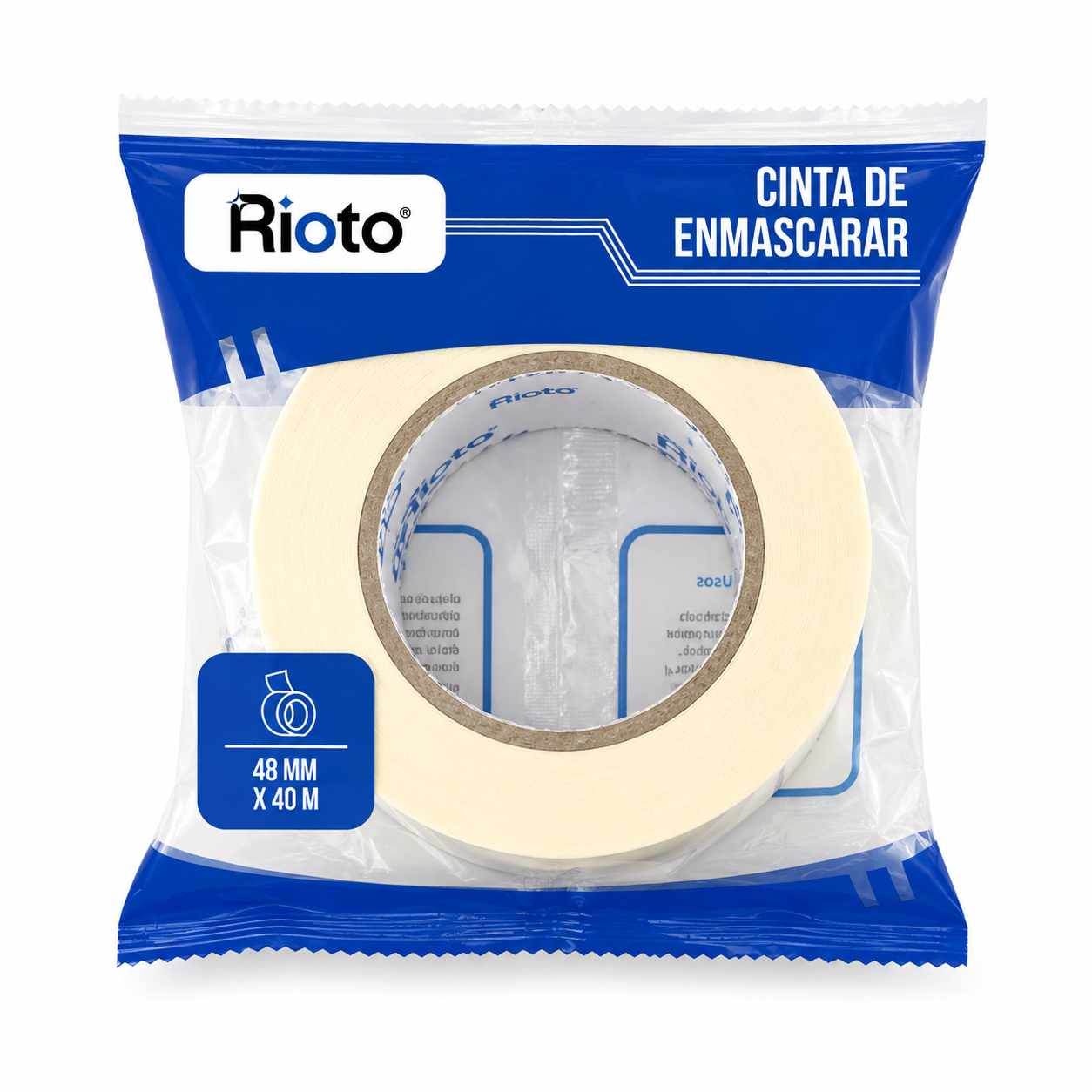 CINTA ENMASCARAR 48MM X 40MT RIOTO