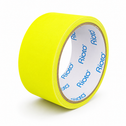 CINTA GAFFER NEON AMARILLO 48MM X5MT RIOTO