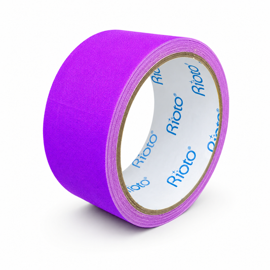 CINTA GAFFER NEON MORADO 48MM X5MT RIOTO
