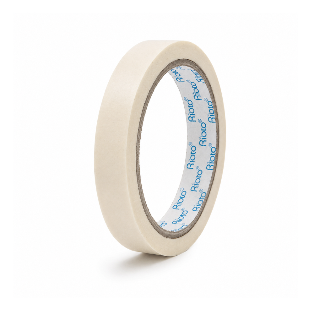 CINTA ENMASCARAR BLANCA 12MM X20MT RIOTO