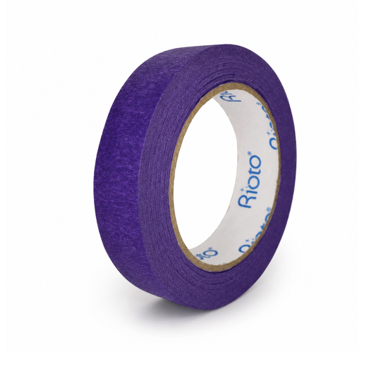 CINTA ENMASCARAR MORADA 24MM X40MT RIOTO