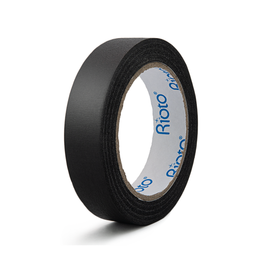 CINTA ENMASCARAR NEGRA 24MM X40MT RIOTO