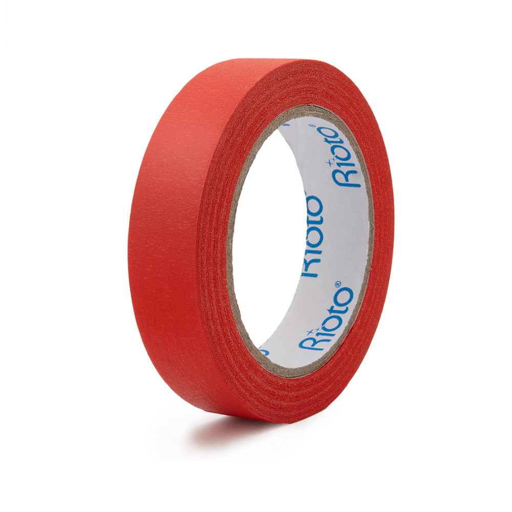 CINTA ENMASCARAR ROJA 24MM X40MT RIOTO