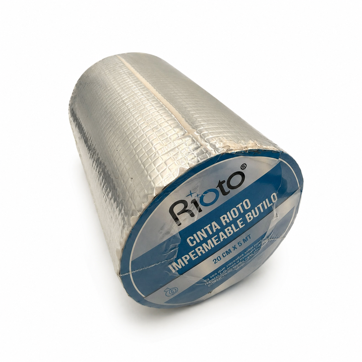 CINTA IMPERMEABLE BUTILO 20CM X5MT RIOTO