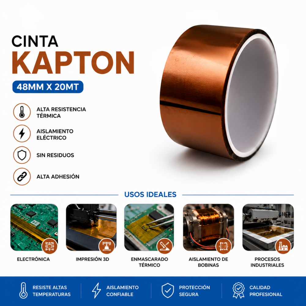 CINTA KAPTON 48MM X 20MT RIOTO