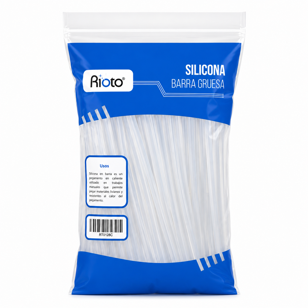 SILICONA BARRA RIOTO GRUESA