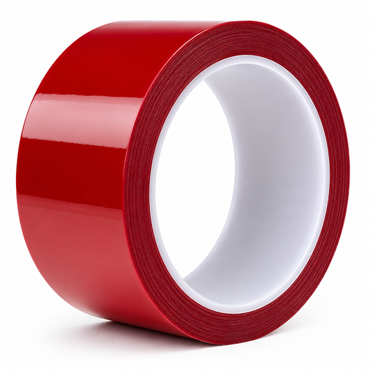 CINTA RIOTO ANTIFALSIFICACION ROJA 50MM X 50MT