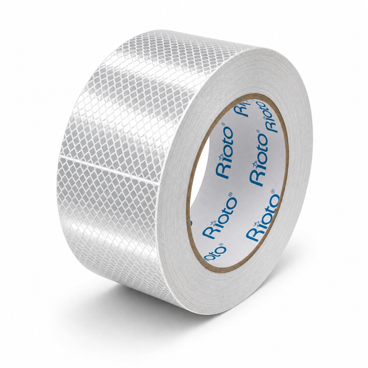 CINTA RIOTO REFLECTIVA BLANCA 48MM X 40