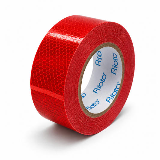 CINTA RIOTO REFLECTIVA ROJA 48MM X 40