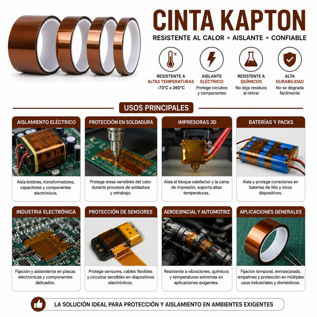 CINTA KAPTON 48MM X 20MT RIOTO
