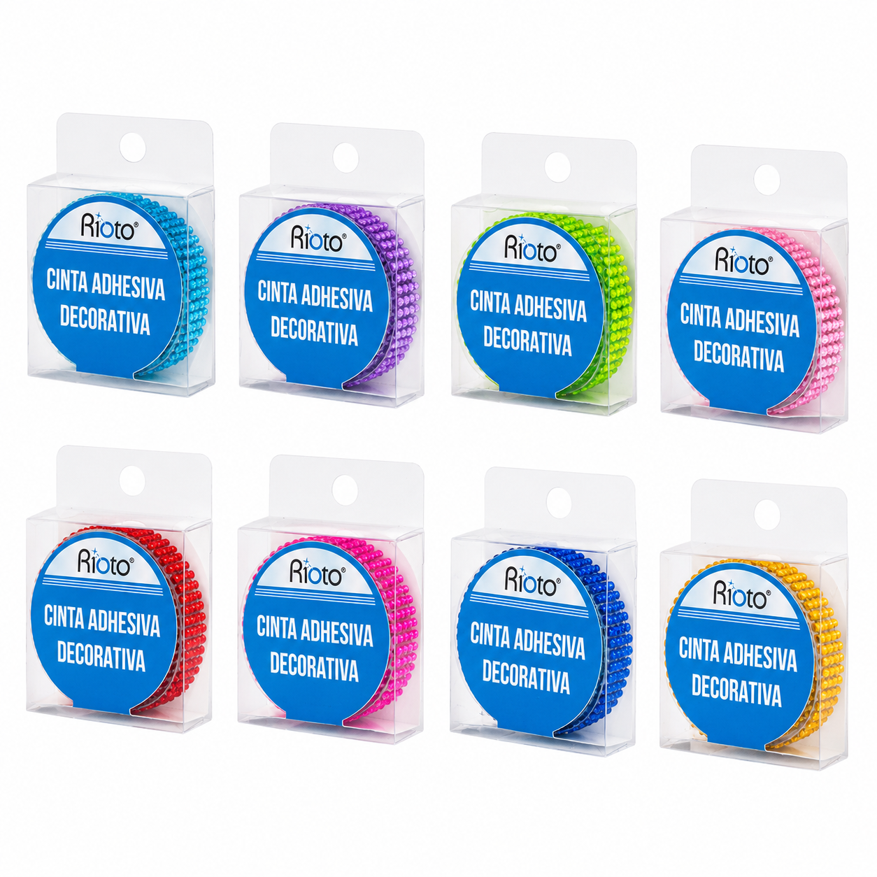 CINTA RIOTO DECORATIVAS  X PACK x12