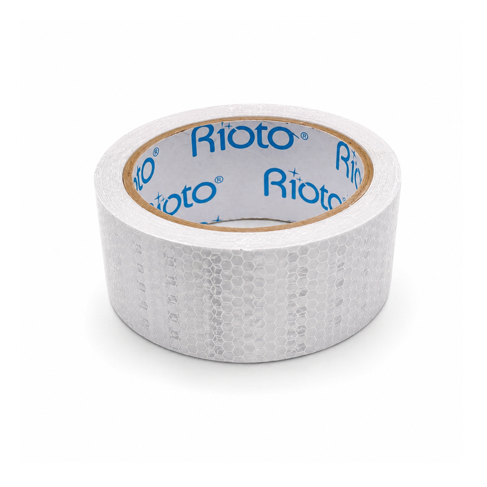 CINTA RIOTO REFLECTIVA BLANCA 48MM X10