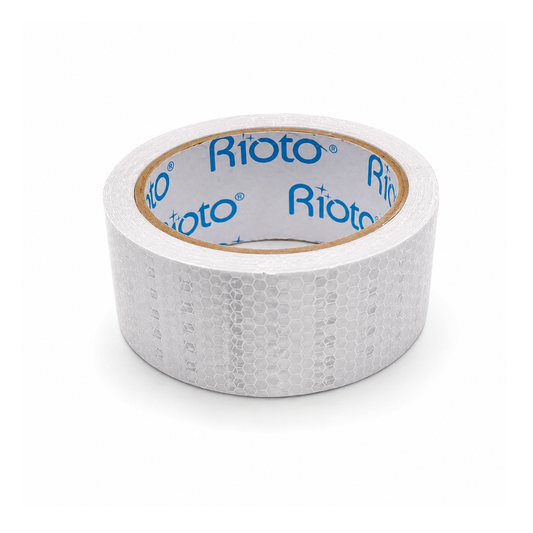CINTA RIOTO REFLECTIVA BLANCA 48MM X10