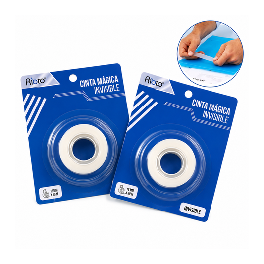 CINTA MAGICA INVISIBLE 18MM X30MT RIOTO