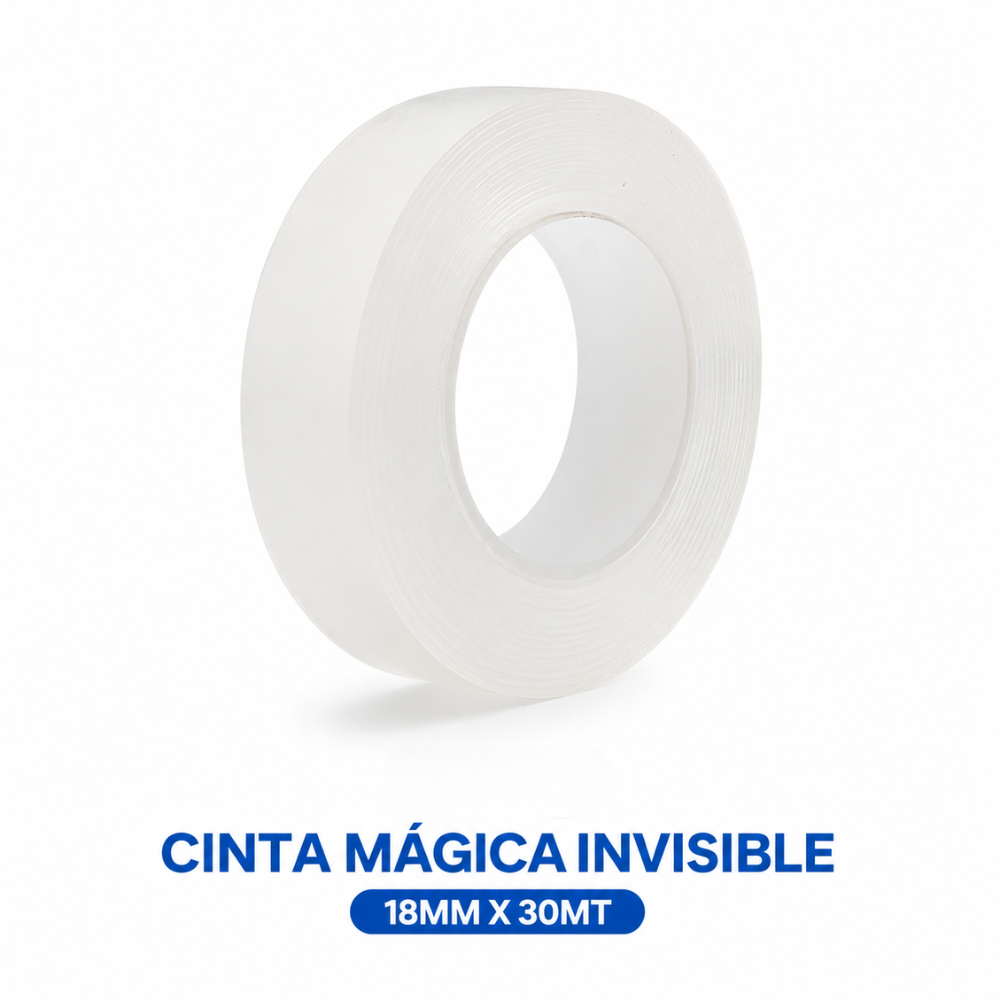 CINTA MAGICA INVISIBLE 18MM X30MT RIOTO