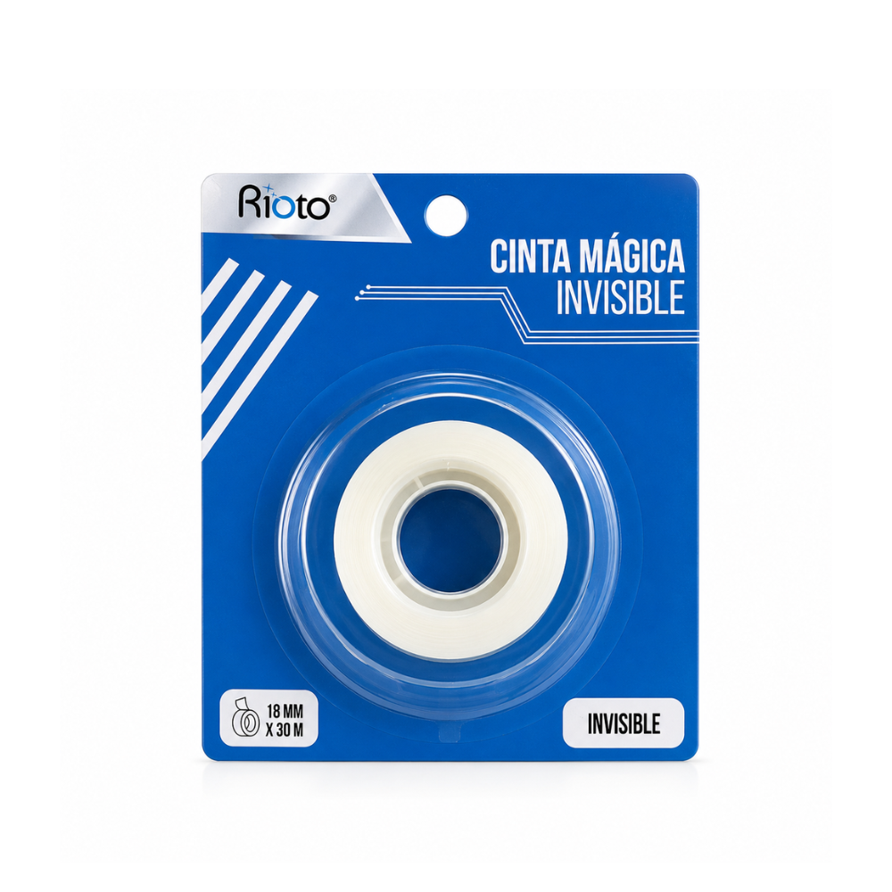 CINTA MAGICA INVISIBLE 18MM X30MT RIOTO