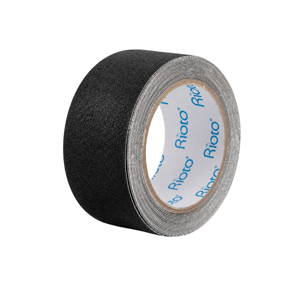 CINTA RIOTO ANTIDESLIZANTE NEGRA 48MM X 5MT