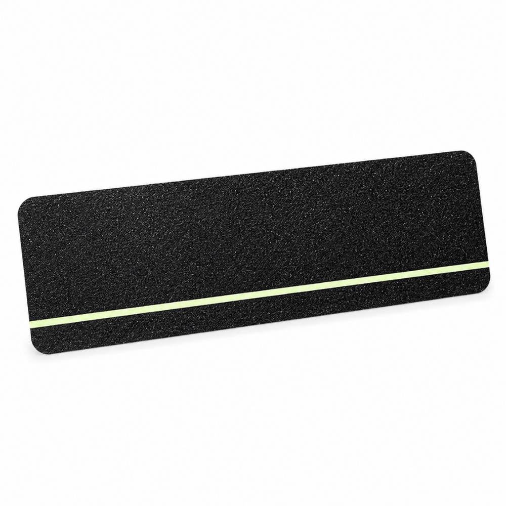 CINTA LAMINA ANTIDESLIZANTE FOTOLUMINISCENTE NEGRO 15CM X 60CM RIOTO