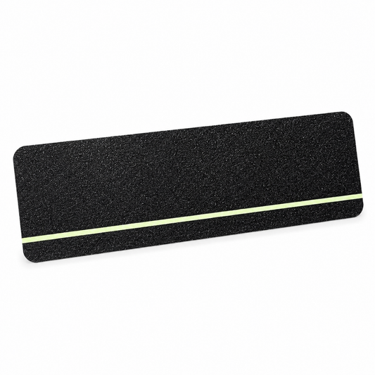 CINTA LAMINA ANTIDESLIZANTE FOTOLUMINISCENTE NEGRO 15CM X 60CM RIOTO