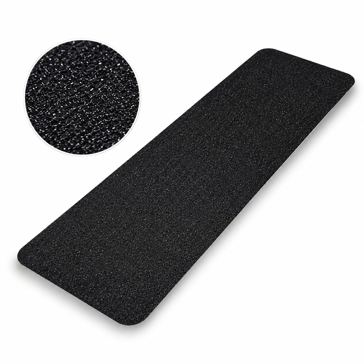 CINTA LAMINA ANTIDESLIZANTE NEGRA 15CM X 60CM RIOTO