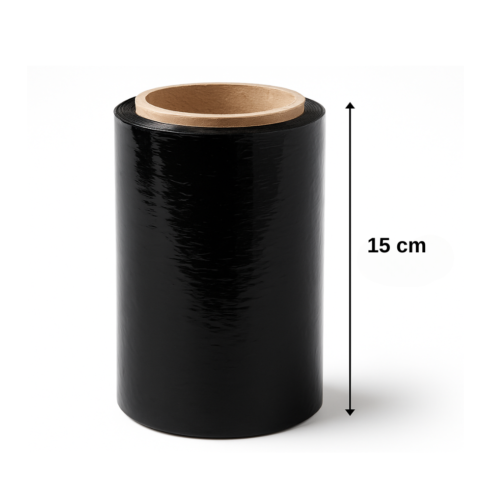 PAPEL STRETCH NEGRO 15CM