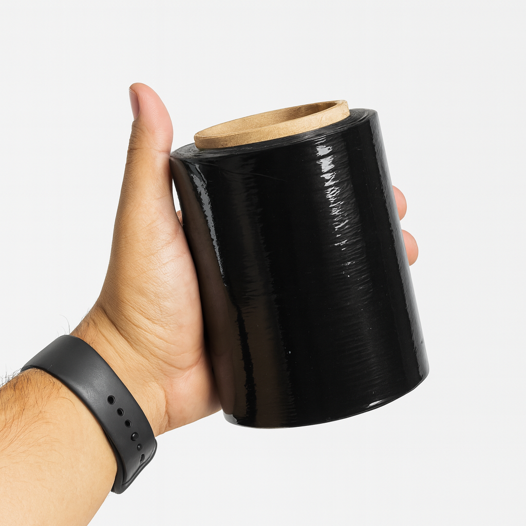 PAPEL STRETCH NEGRO 15CM