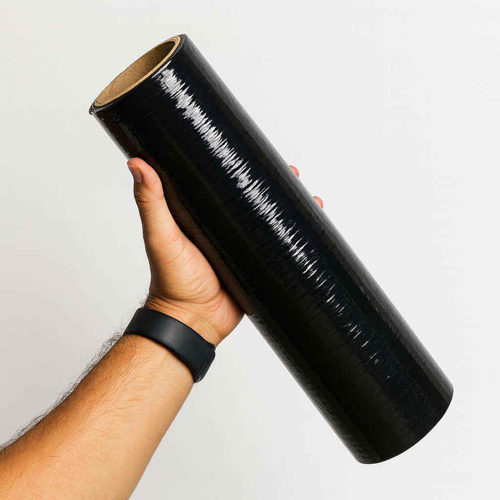 PAPEL STRETCH NEGRO 45CM