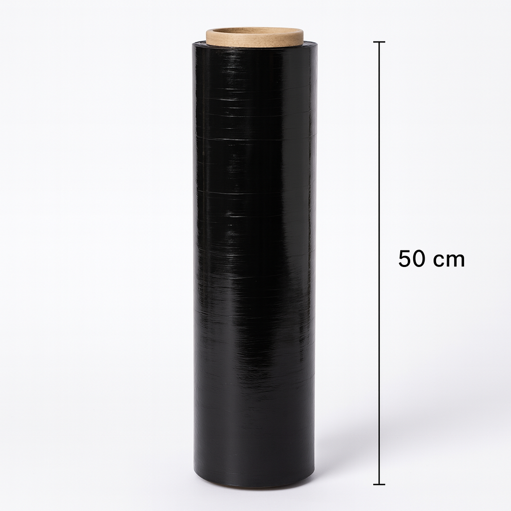 PAPEL STRETCH NEGRO 50CM