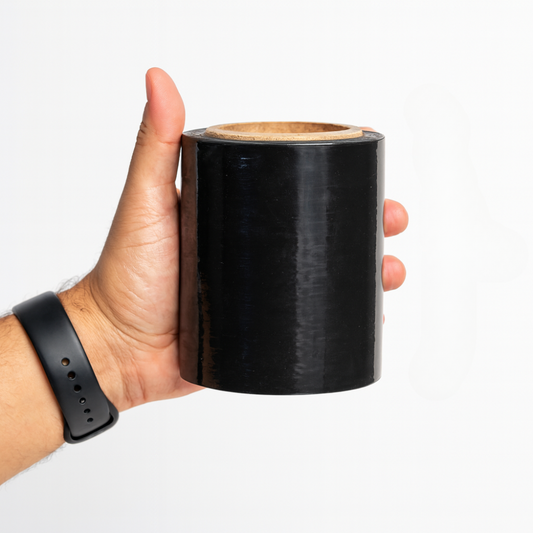 PAPEL STRETCH NEGRO 12.5CM