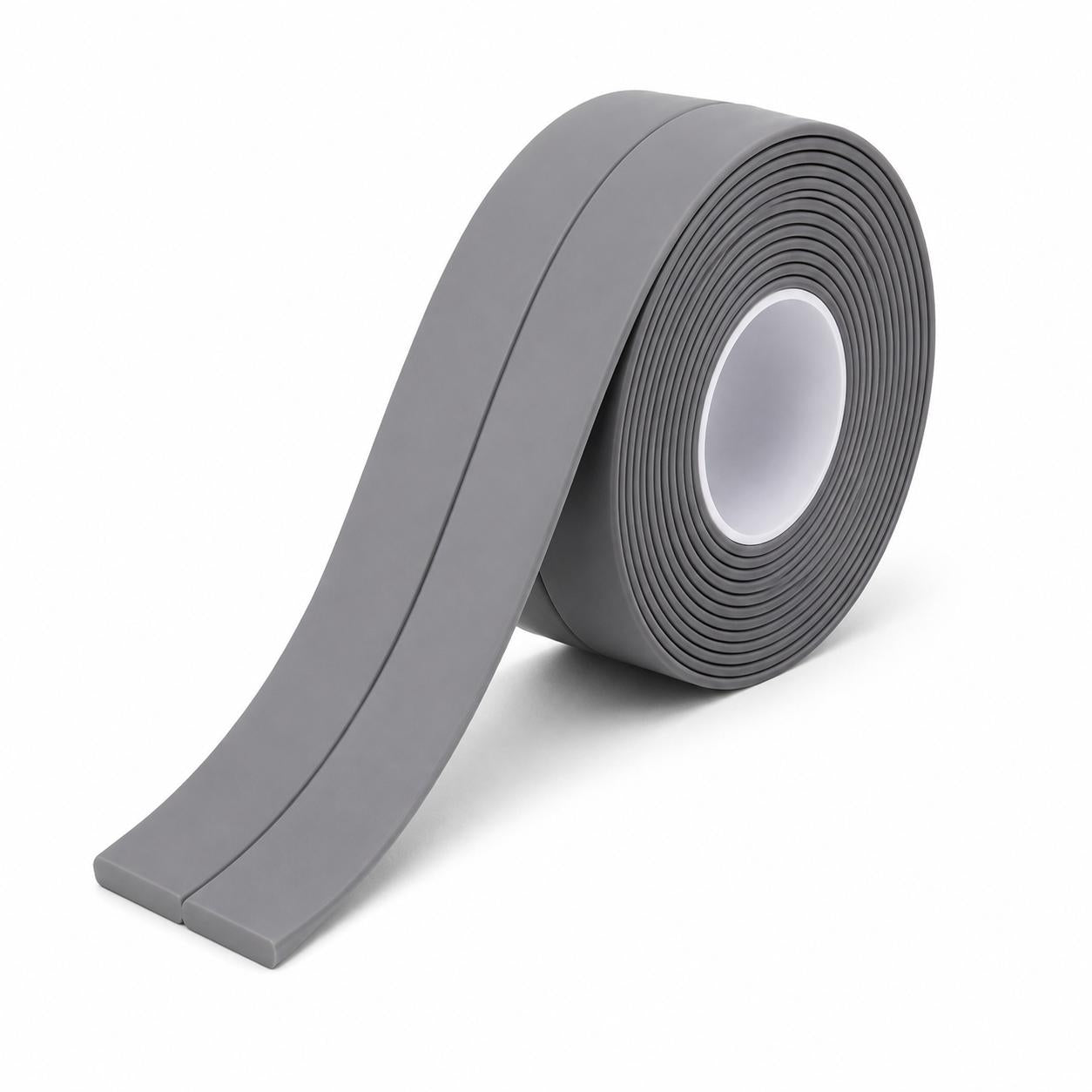 CINTA SELLADO COCINA Y BAÑO GRIS 36MM X3.2MT RIOTO