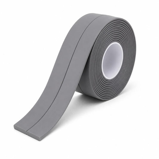 CINTA SELLADO COCINA Y BAÑO GRIS 36MM X3.2MT RIOTO
